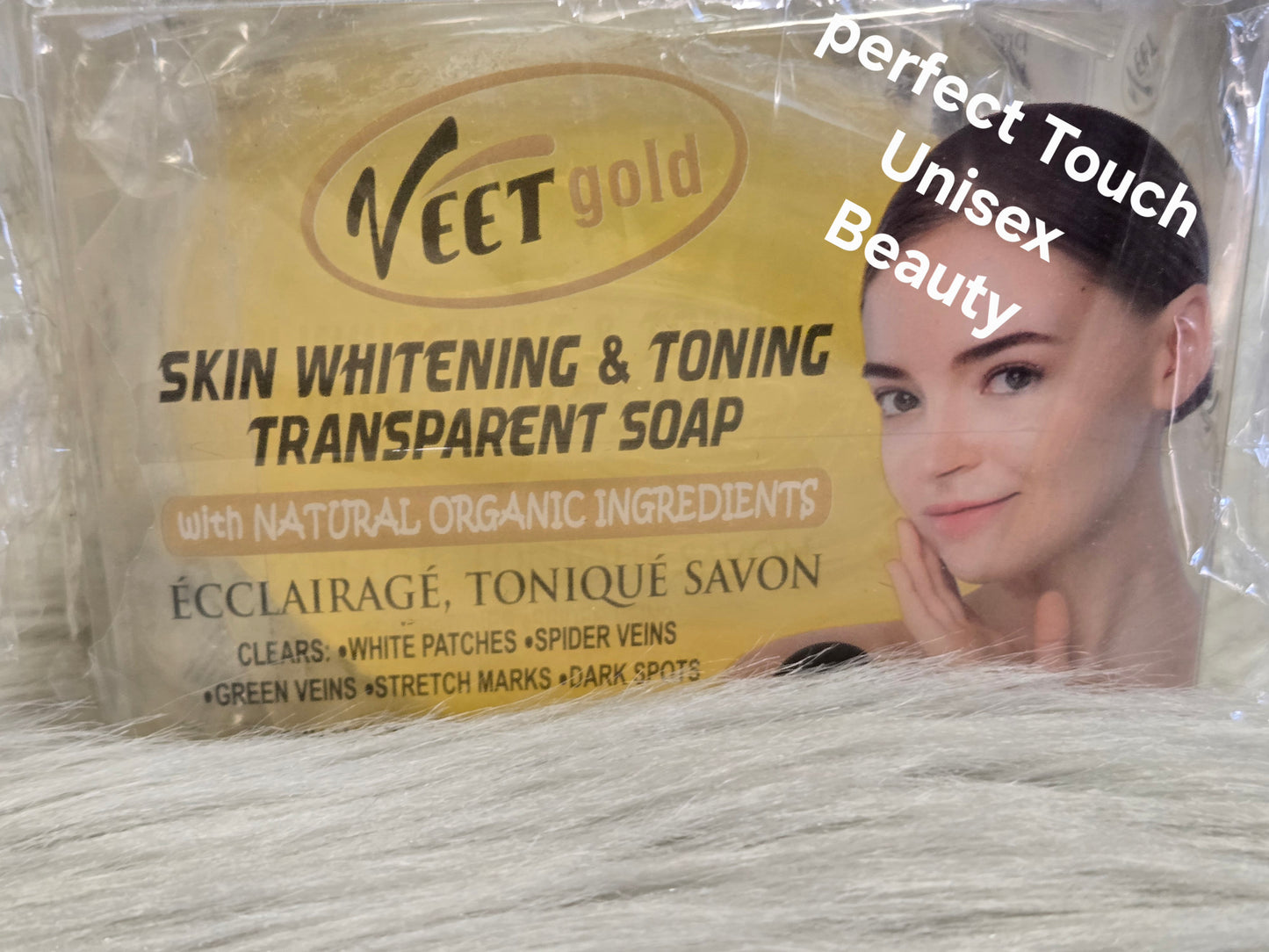Veet Gold Skin Whitening &Toning Transparent Soap
