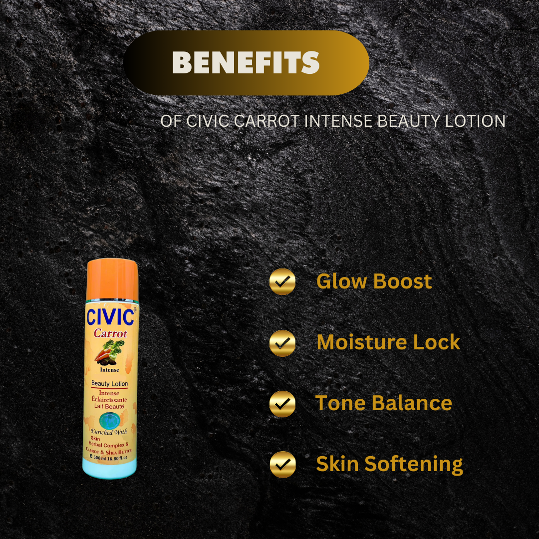Civic Carrot Intense Beauty Lotion 16.8 oz
