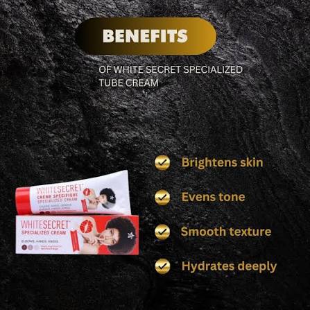 White Secret tube cream