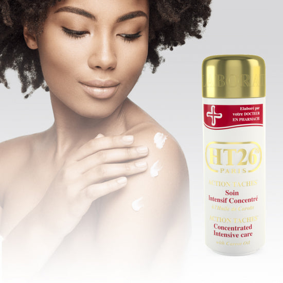 HT26 Anti-Blemishes Body Lotion / Lait action taches à l'huile de carotte 500mL
