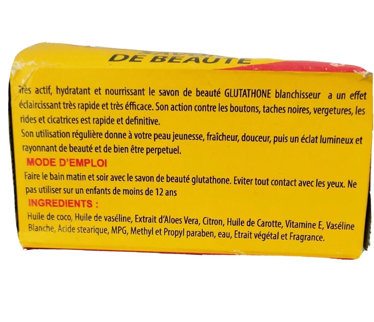 glutathione blanchisseur body soap