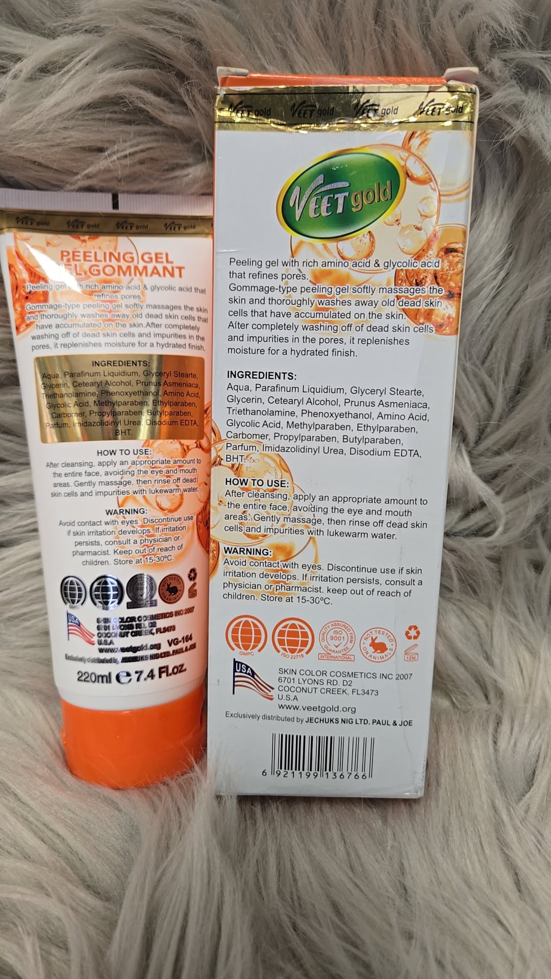 Veet Gold Amino Acid & Glycolic Acid Peeling Gel