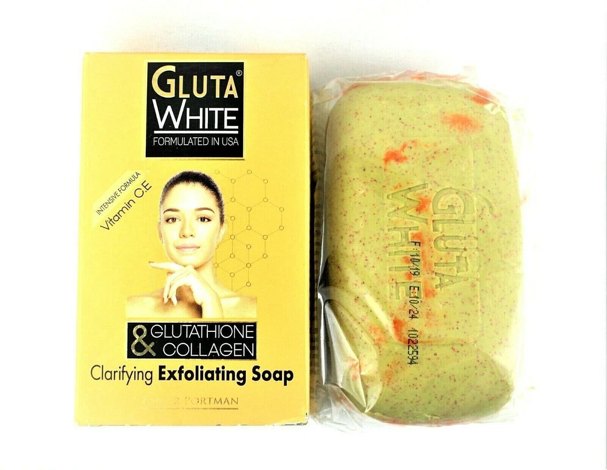Gluta White Glutathione & Collagen Clarifying & Exfoliating Soap 190g