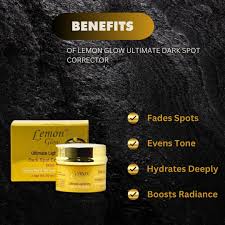 Lemon glow dark spot corrector Cream