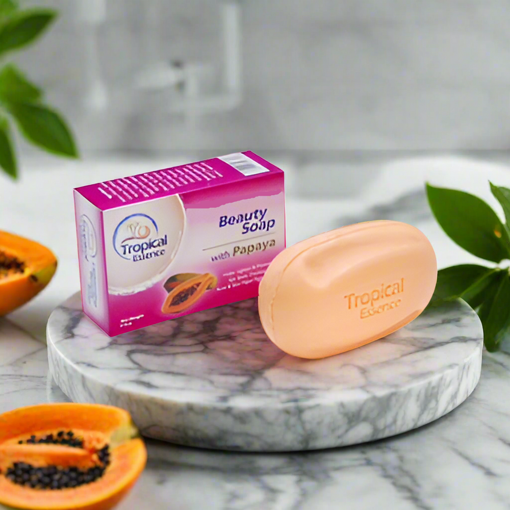 Tropical Essence Papaya Soap [2pcs