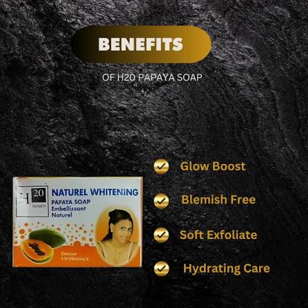 H20 Jours Natural Papaya Soap