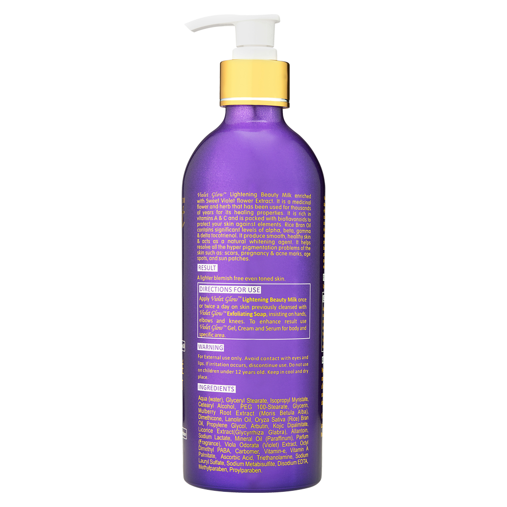 Violet Glow Extensive Lightening Beauty Milk
