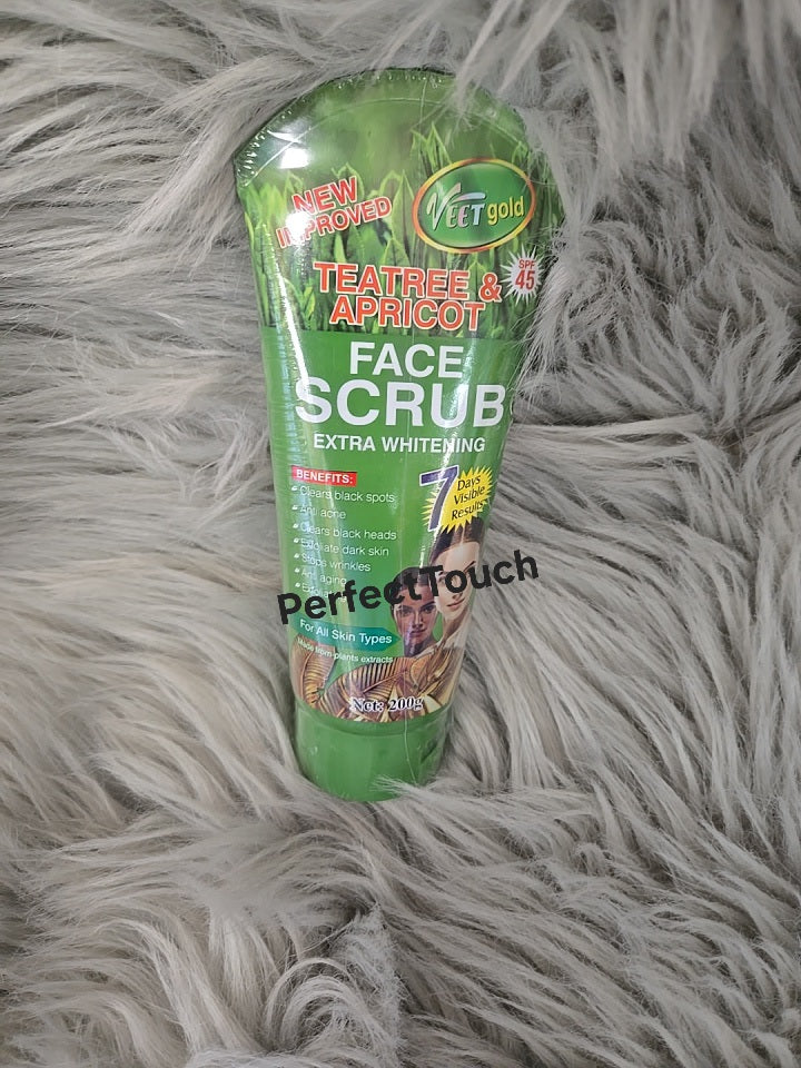 Veet gold TeaTree And Apricot Face Scrub