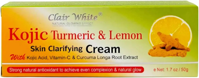 Clair White Kojic Turmeric & Lemon Skin Clarifyng Cream 1.7 oz