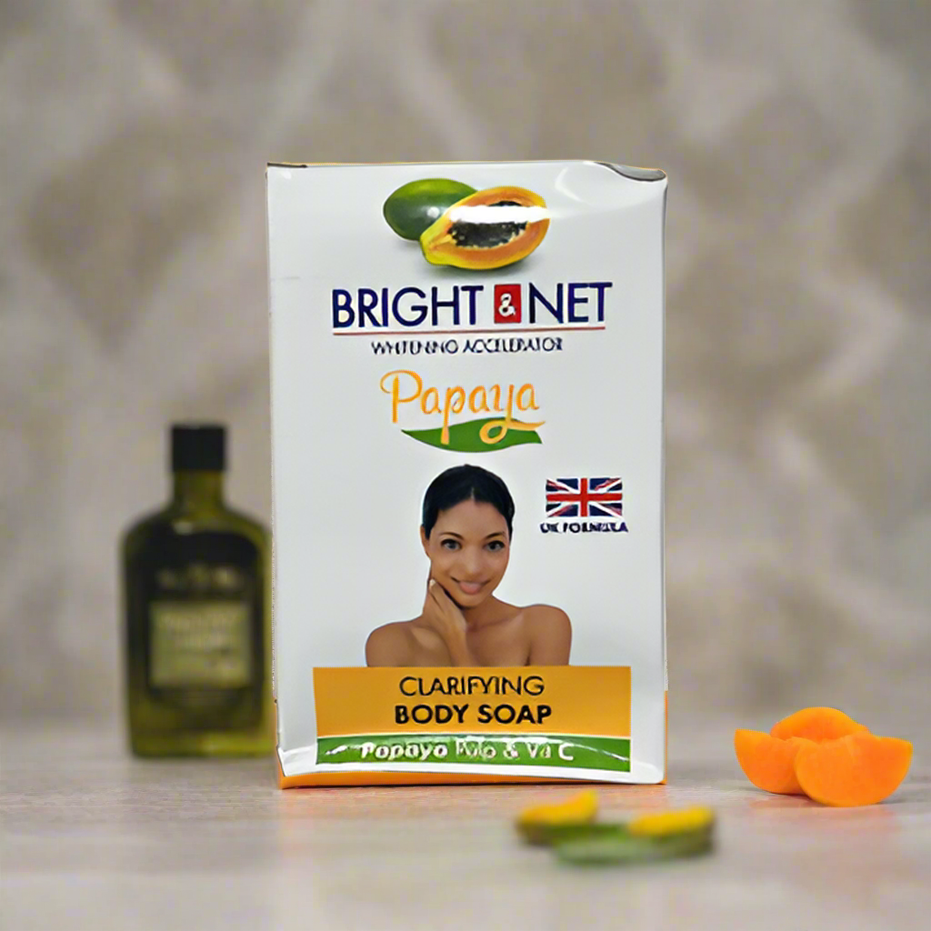 Bright & Net Clarifying Body Soap Papaya Pulp & Vit C 190g