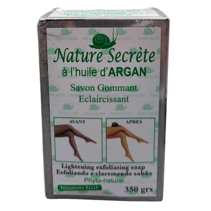 Nature Secrete Pure Argan Oil Exfoliationg and Lightening Soap 350g