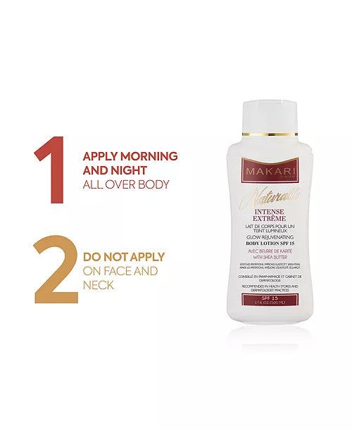 Makari
Naturalle Intense Extreme Glow Rejuvenating Body Lotion - 17.6oz