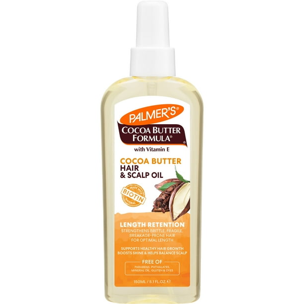 Palmer's Cocoa Butter Formula + Biotin Length Retention Hair & Scalp Oil, 5.1 fl. oz.