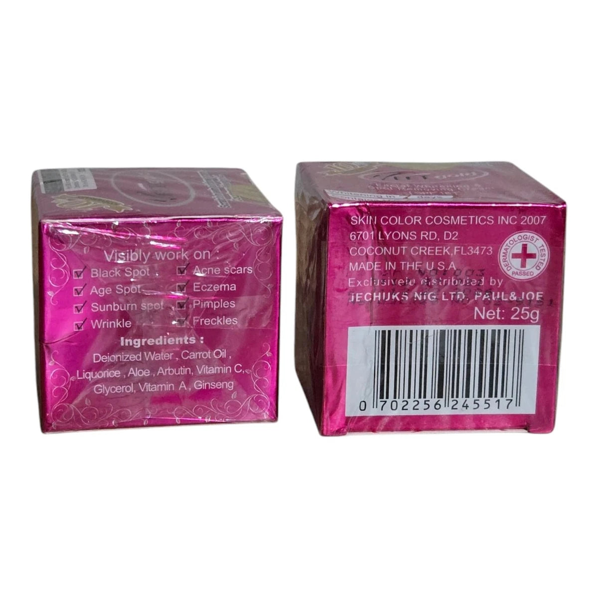 Veet Gold Facial Whitening Spot Remover Cream [SPF 18]