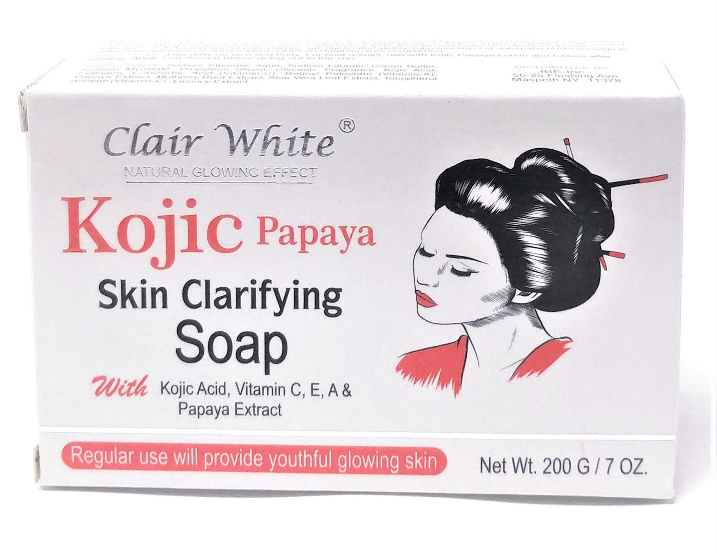 Clair White kojic papaya Soap