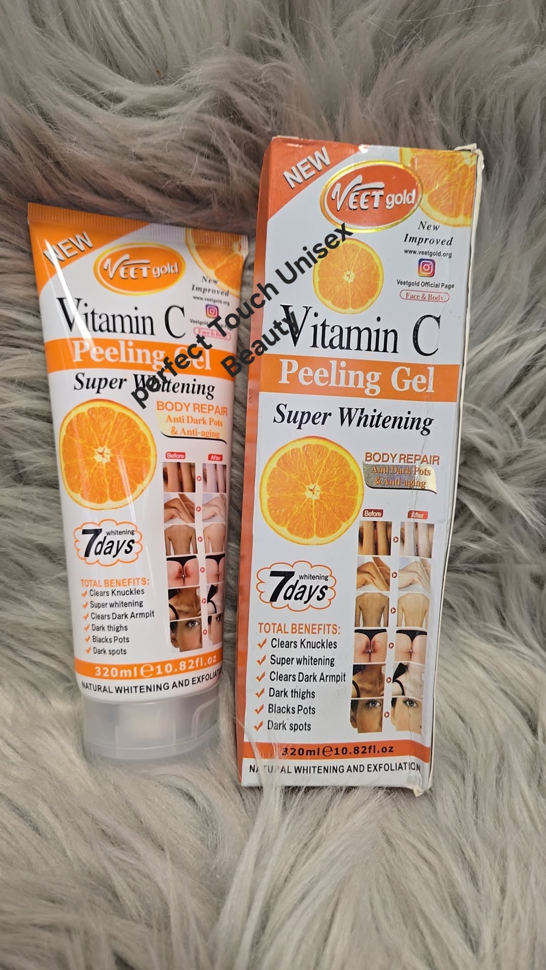 Veet Gold Victamin C Peeling Gel Body Repair
