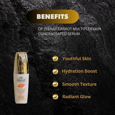 Zeenat Carrot Multiplex Skin Brightening Serum 50g