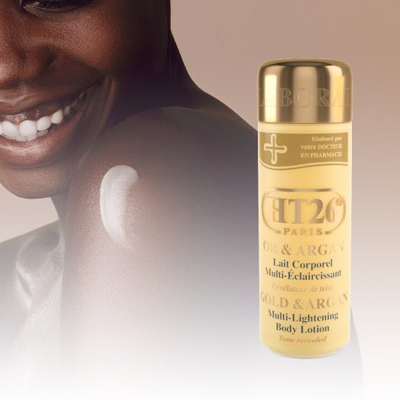 HT26 Multi-Lightening Body Lotion Gold & Argan – For a Unified and Radiant Skin