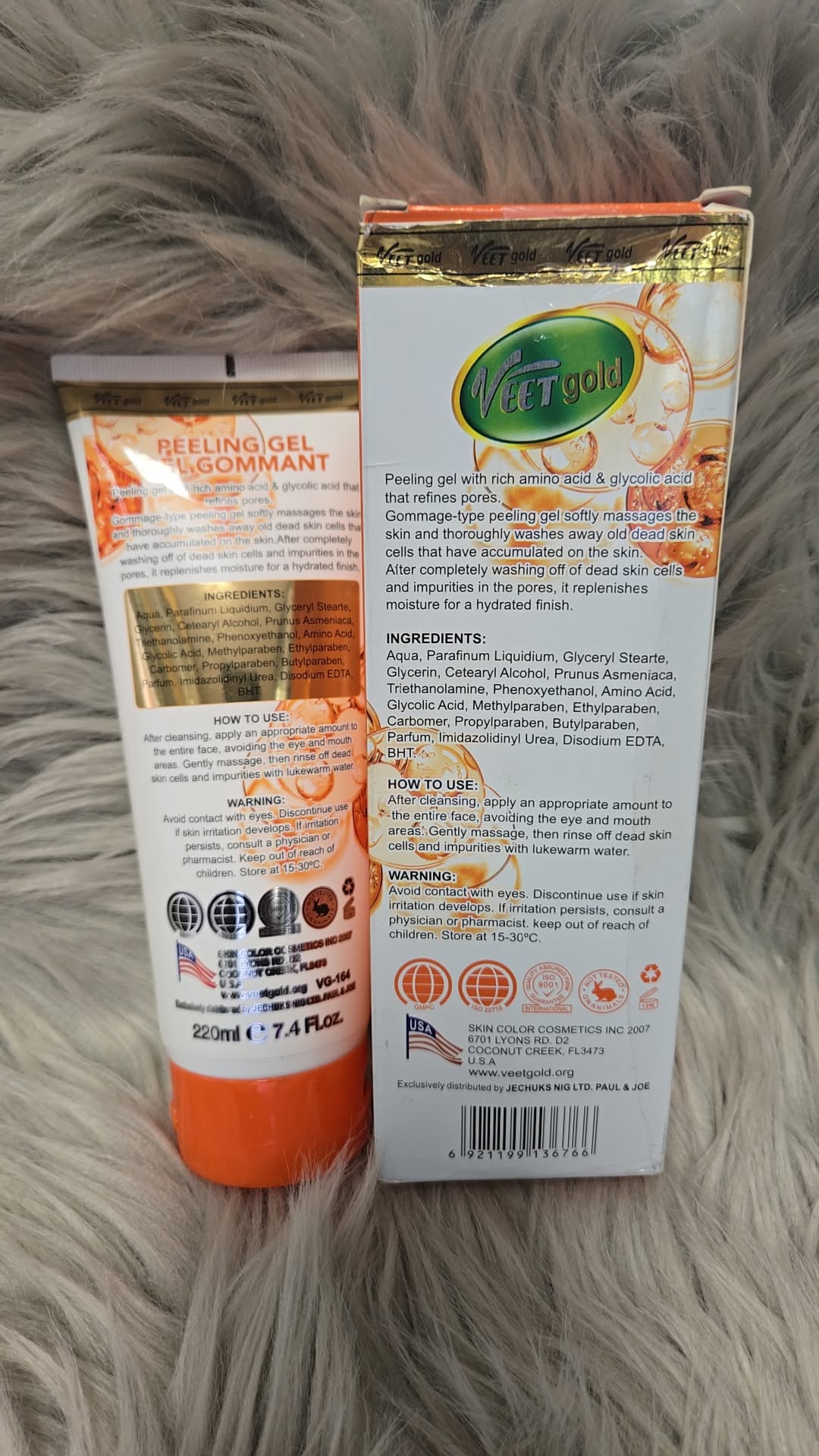 Veet Gold Amino Acid & Glycolic Acid Peeling Gel