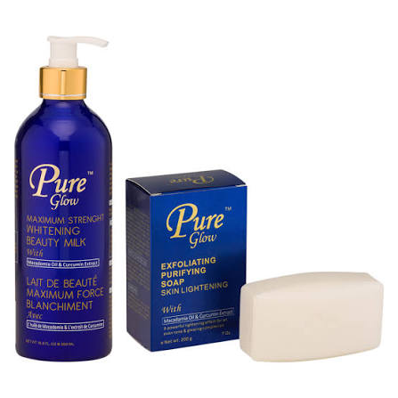 Pure Glow Maximum Strength Milk & Soap Set