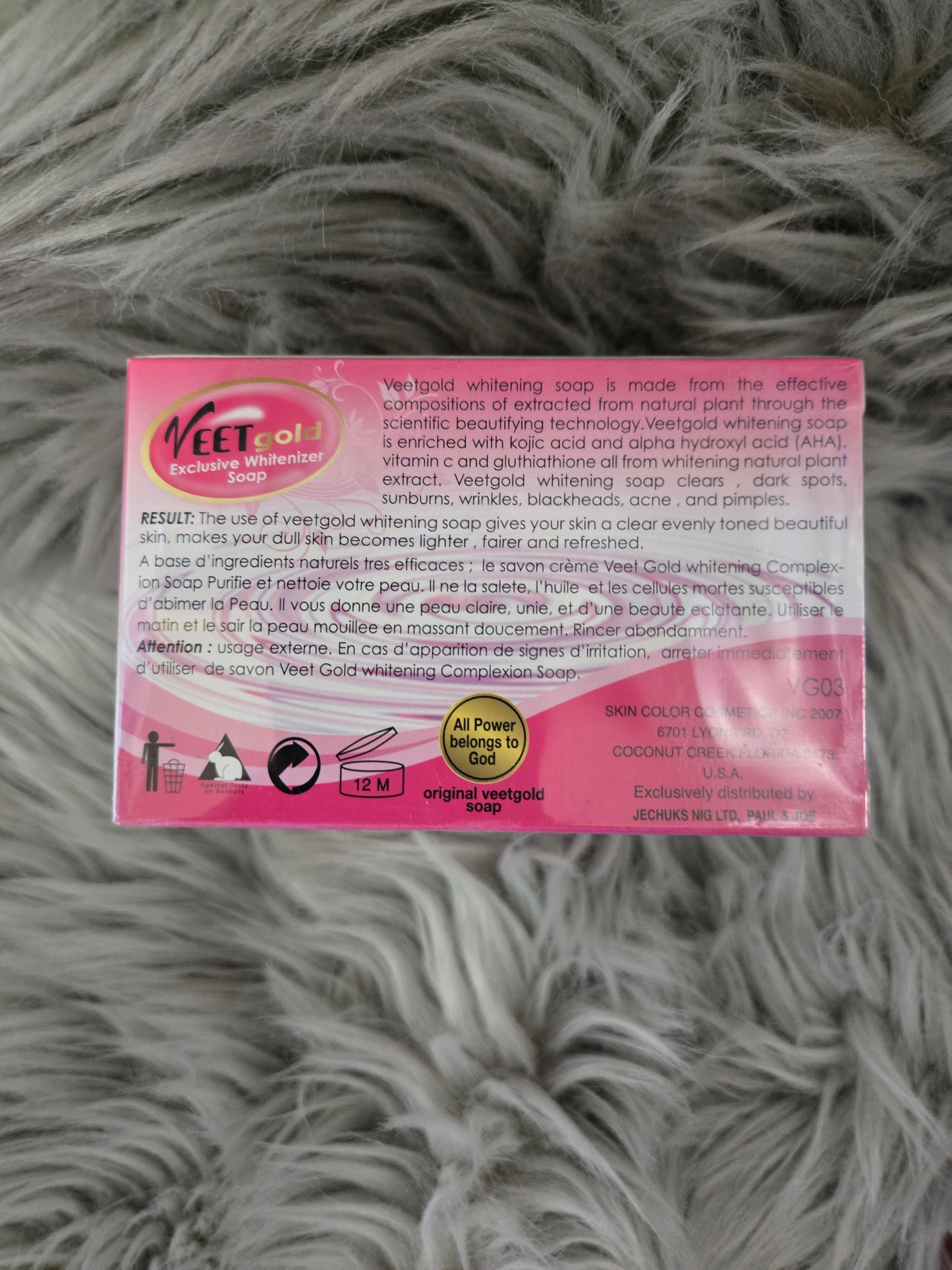 Veet Gold Whitening Soap