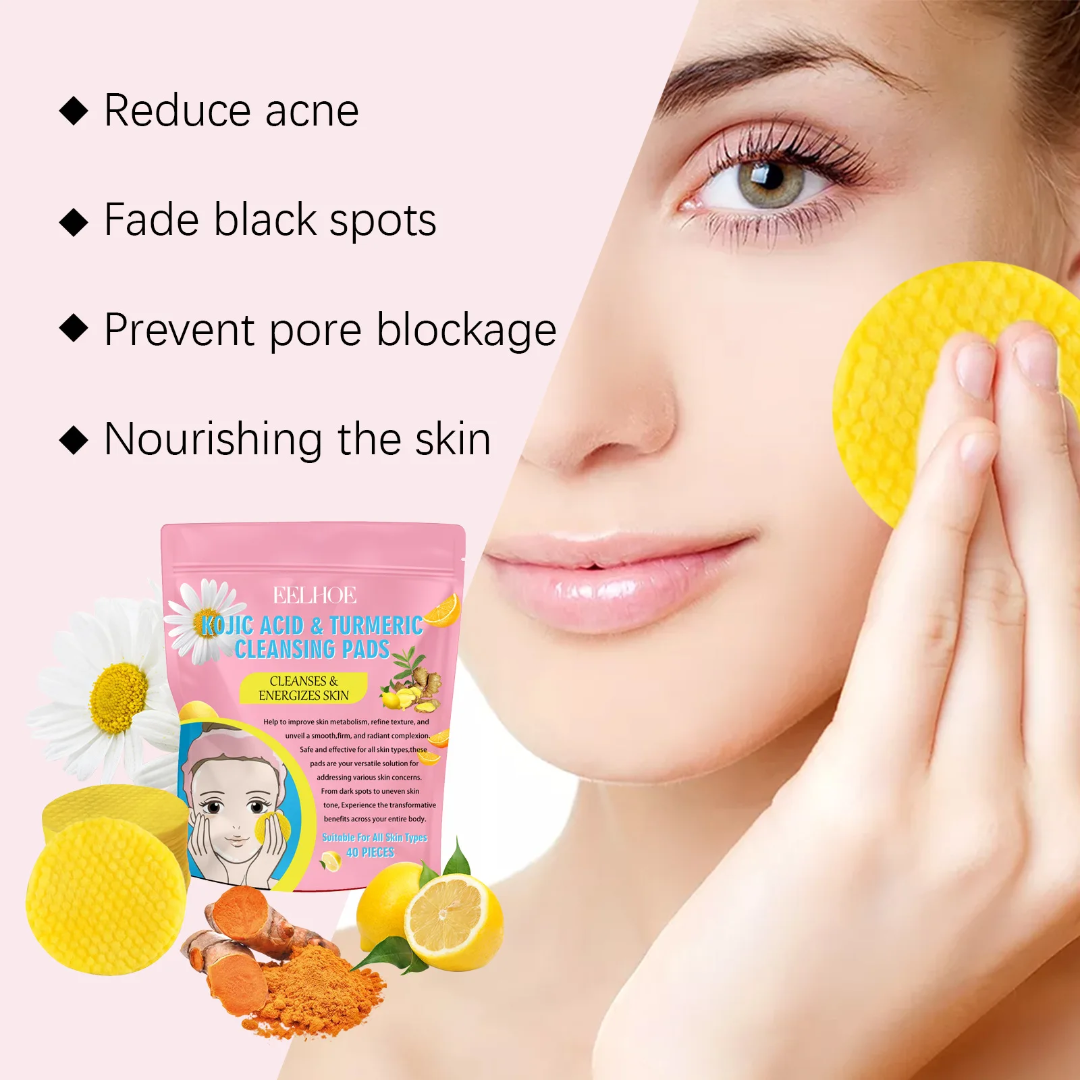 EELHOE Kojic Acid & Turmeric Cleansing pads 40pcs