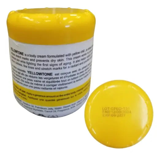 Yellow Tone Beauty Cream 450ml – Vitamin C,E Stretch Marks Remover