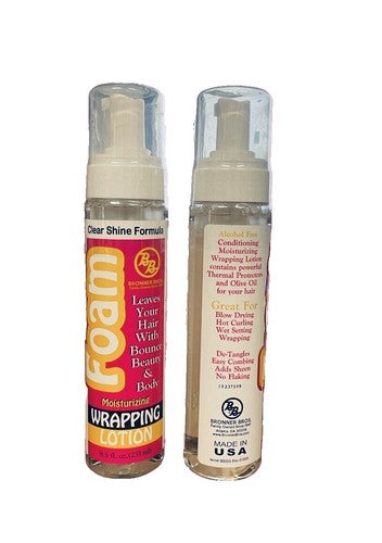 Bronner Bros. Foam Wrapping Lotion, 8.5