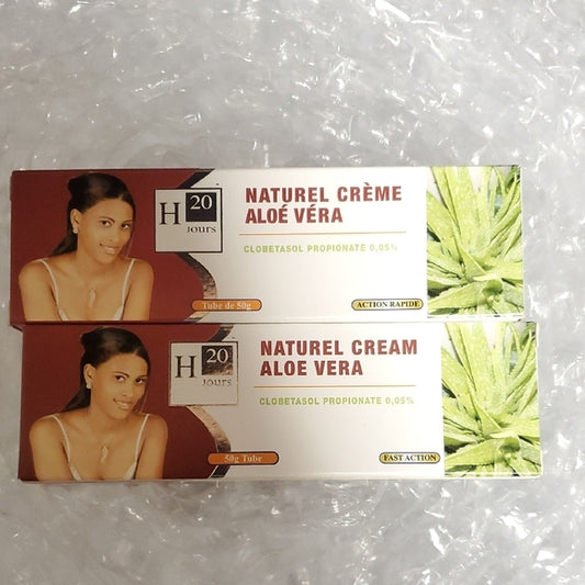 H20 Jours Naturel Cream Aloe Vera[2pcs