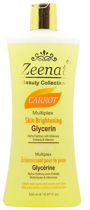 Zeenat Carrot Skin Brightening Glycerin 500ml