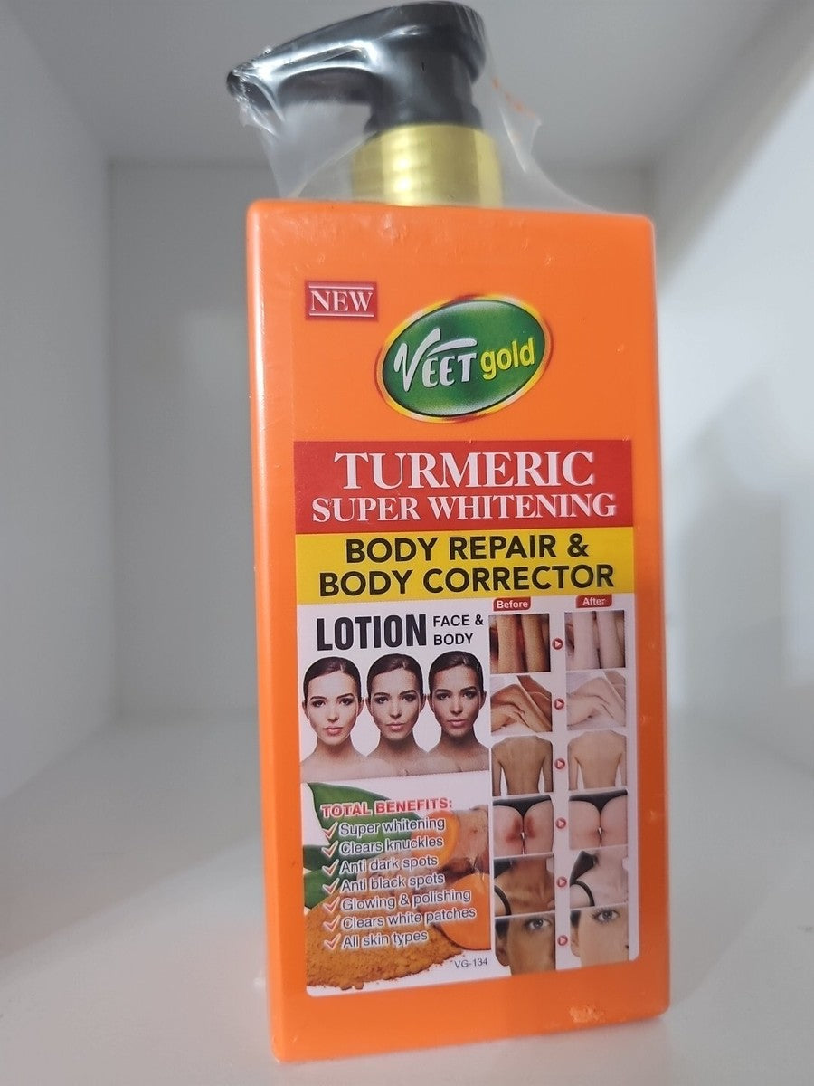 Veet Gold Tumeric Body Repair Corrector Lotion