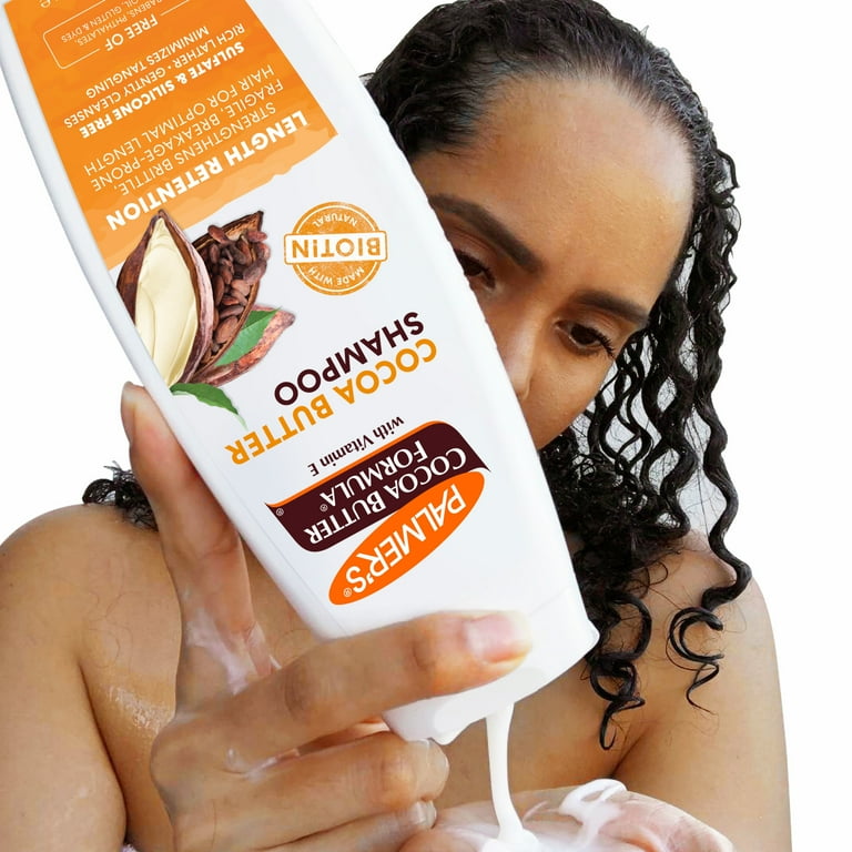 Palmer's Cocoa Butter Formula + Biotin Length Retention Shampoo for All Curl Patterns, 13.5 fl. oz.