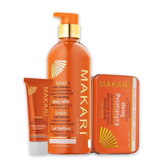 Makari Extreme Argan & Carrot oil Tone Boosting Body Lotion Sets