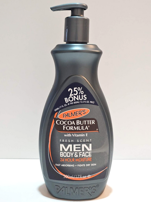 Palmer's Cocoa Butter Formula Men Body & Face 24 Hour Moisture 500ml