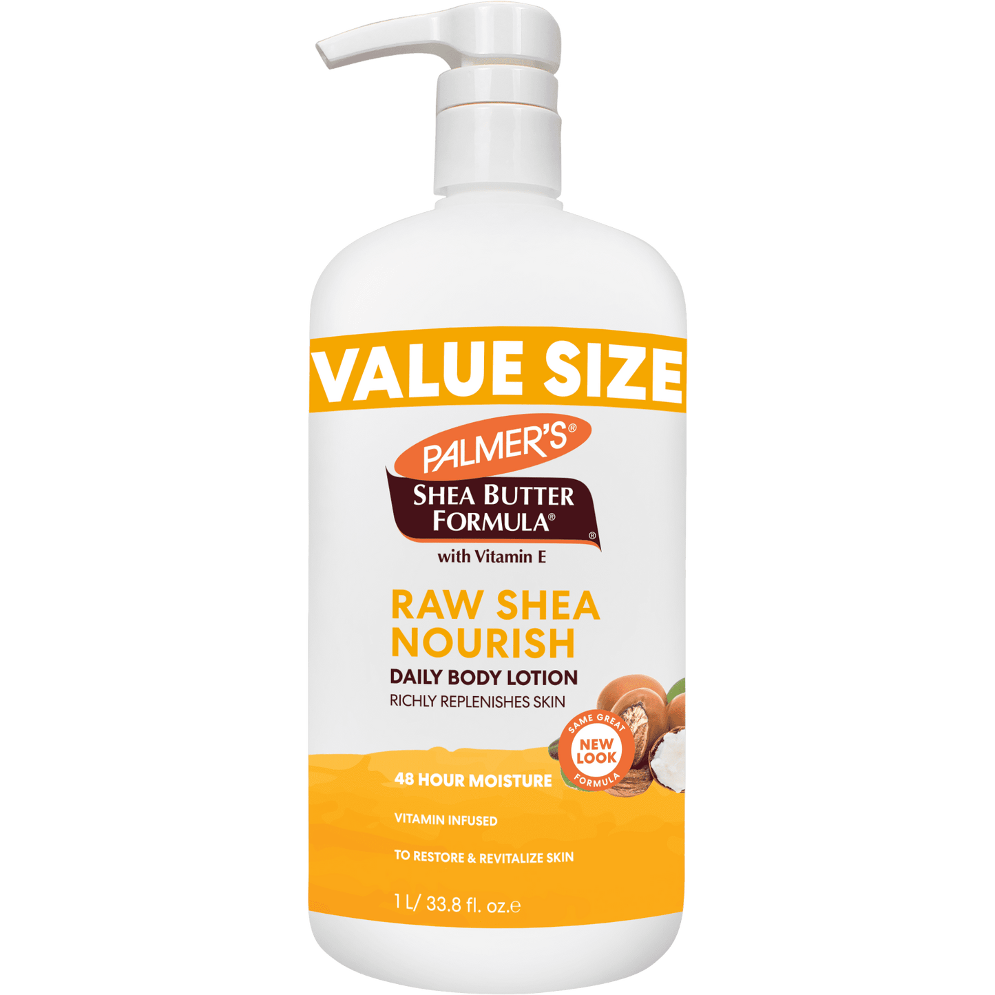 Palmers Shea Butter Formula Raw Shea Nourish Daily Body Lotion, 33.8 Oz