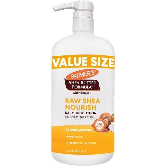 Palmers Shea Butter Formula Raw Shea Nourish Daily Body Lotion, 33.8 Oz