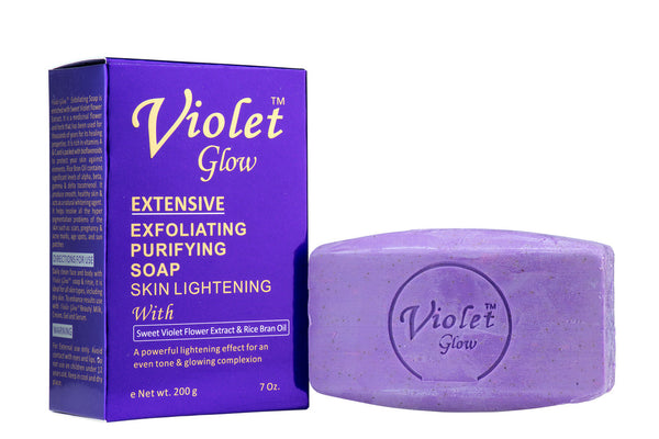 Violet Glow Extensive Exfoliating Purifying Soap