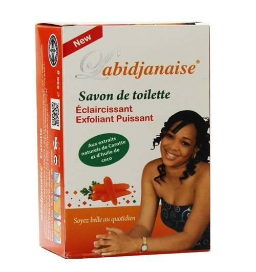 L'abidjanaise Lightening Carrot Toilet soap 2pcs