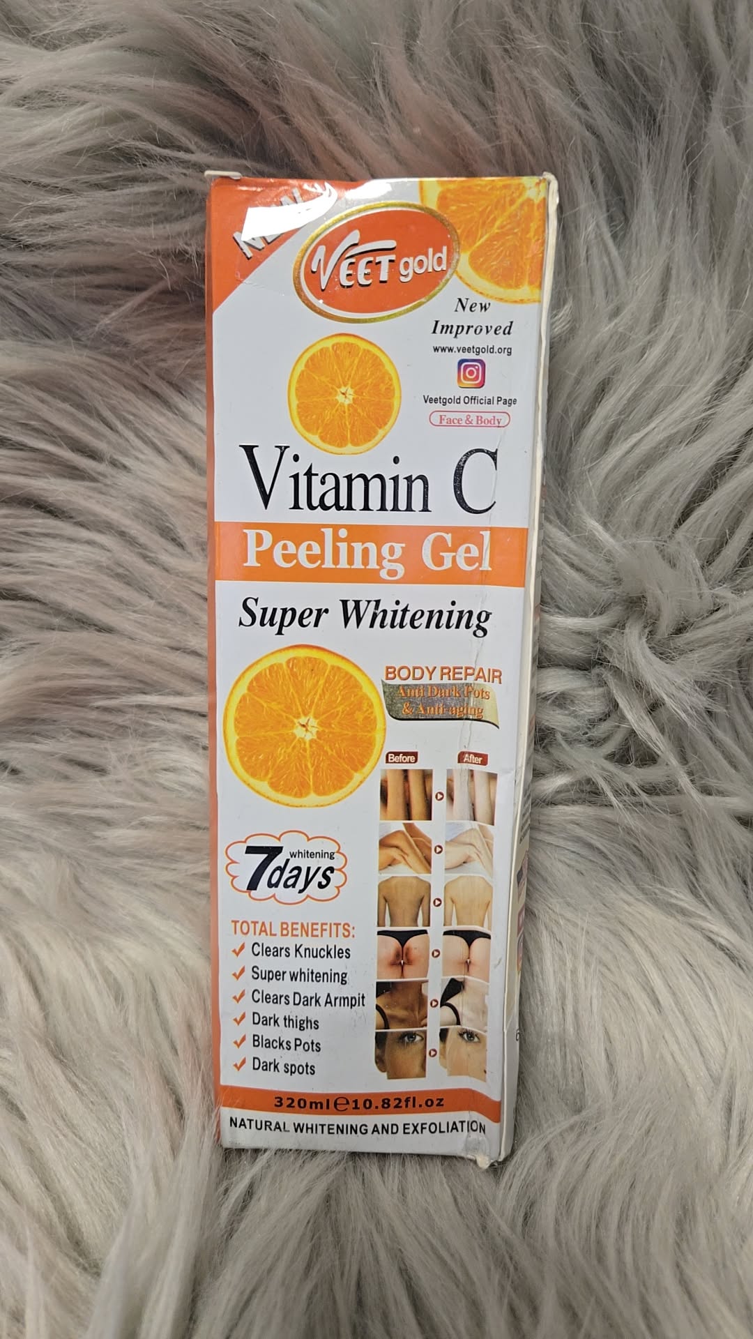 Veet Gold Victamin C Peeling Gel Body Repair
