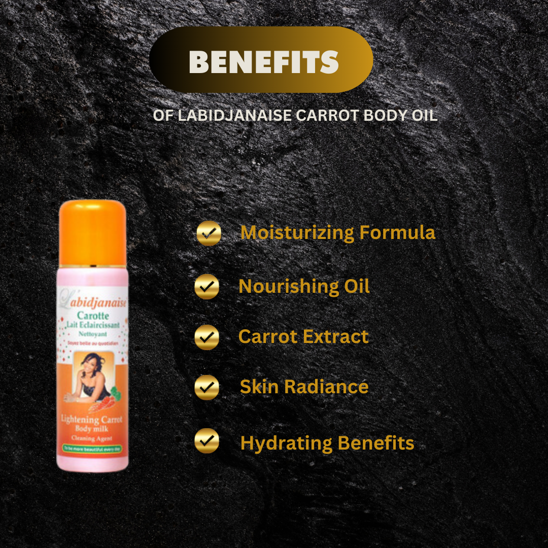 L'abidjanaise Lightening Carrot Body Lotion - 500ml