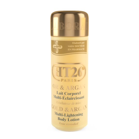 HT26 Multi-Lightening Body Lotion Gold & Argan – For a Unified and Radiant Skin