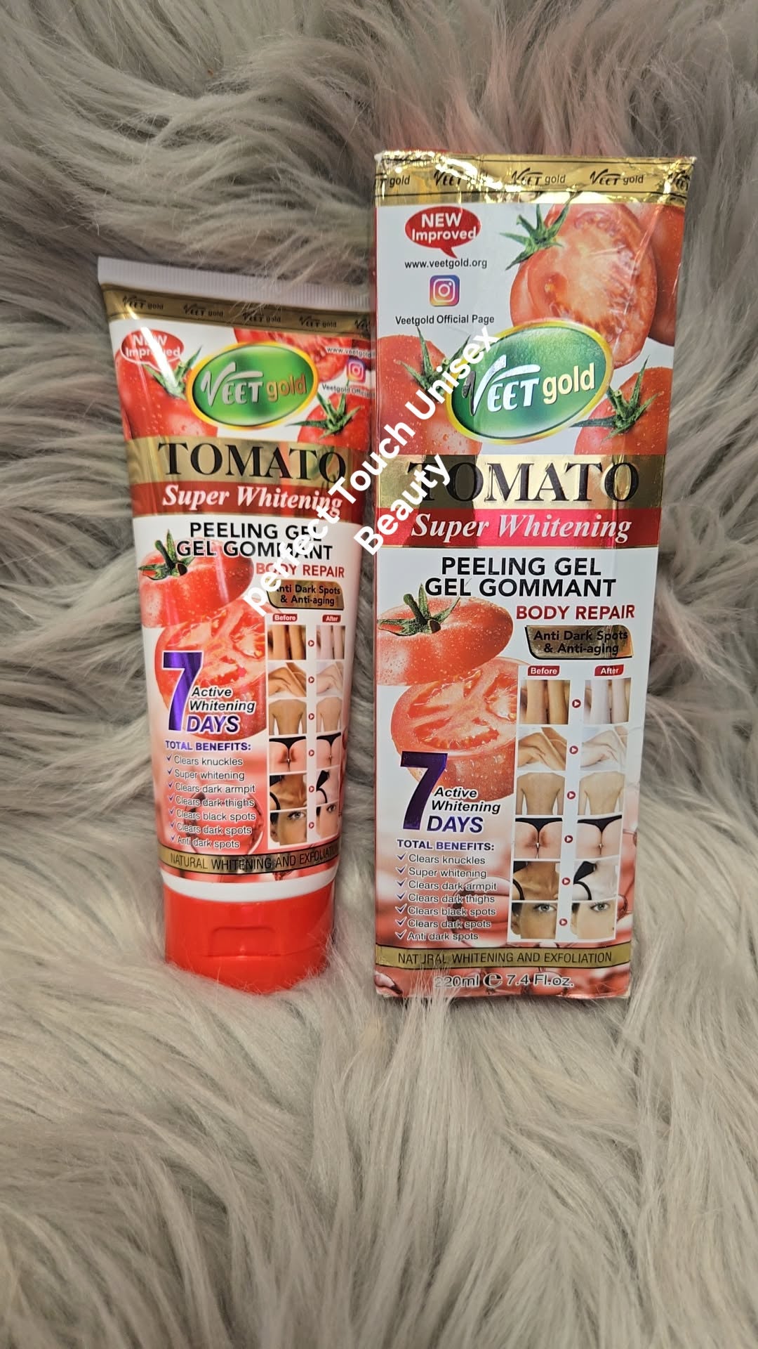 Veet gold Tomato Peeling Gel Body Repair