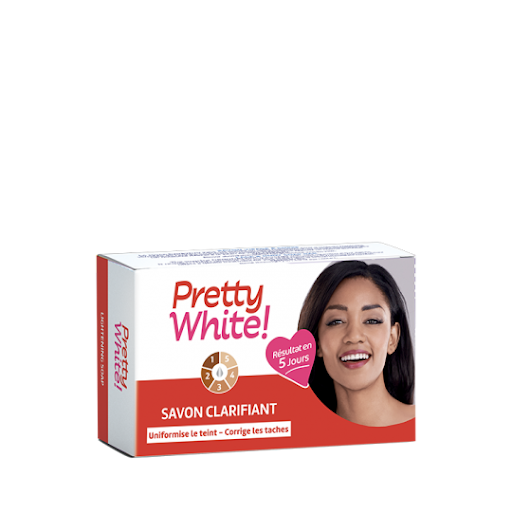 Pretty white soap