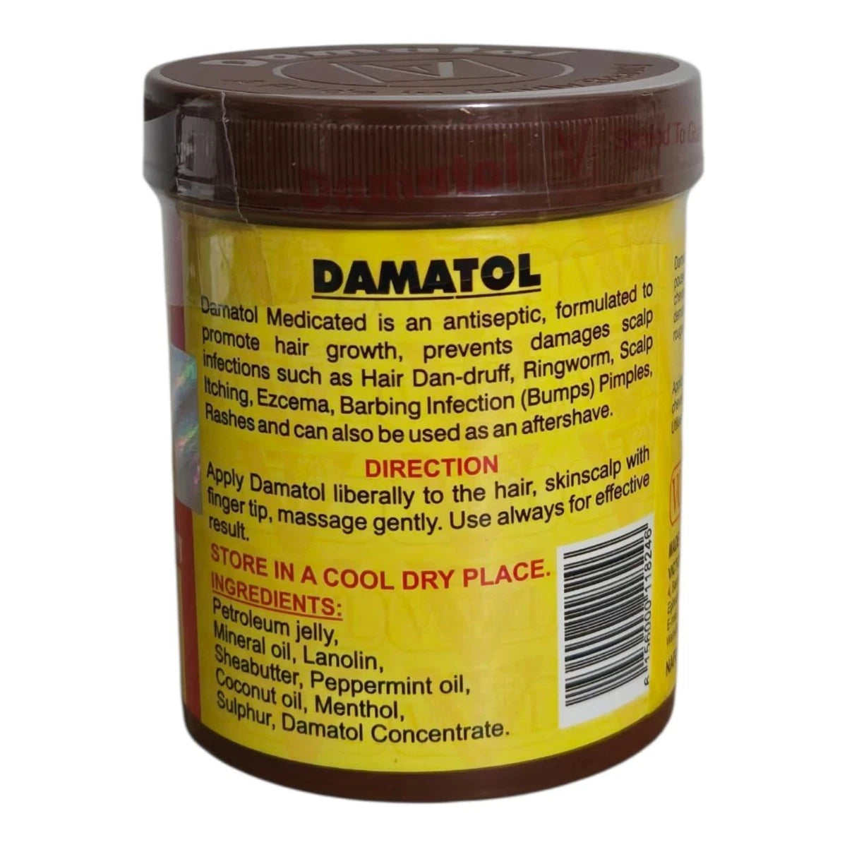 Damatol Medicated Hair, Scalp, $ Skin Treatments (1ps) 250g