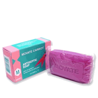 Movate Carrot Antiseptic Soap 2pcs