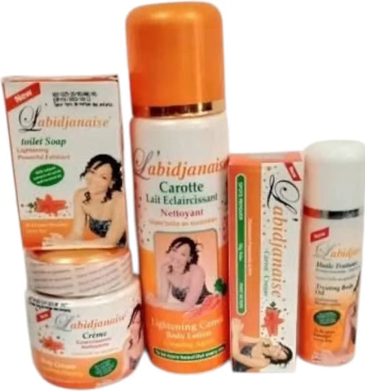 Labidjanaise Carrot Ultimate Skincare Set – 5 Piece Complete Kit