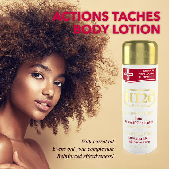 HT26 Anti-Blemishes Body Lotion / Lait action taches à l'huile de carotte 500mL