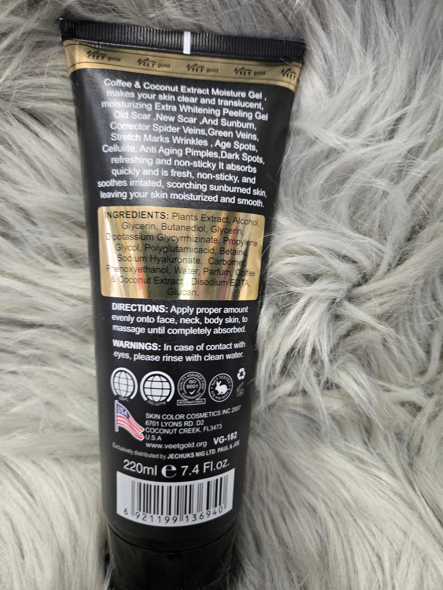 Veet Gold Coffee &Coconut Peeling Gel