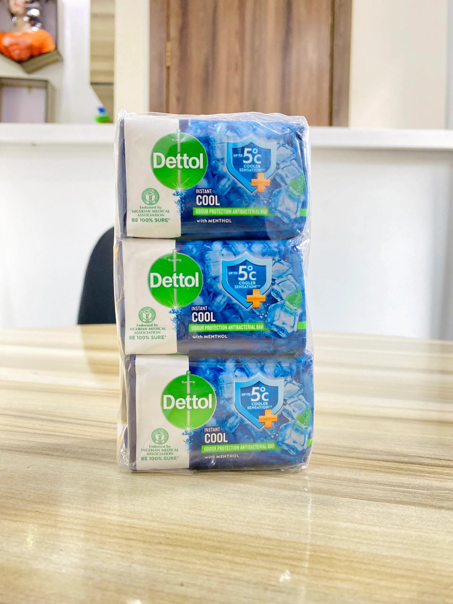 Dettol Cool -Anti Bacterial Soap (100 g) 3pcs