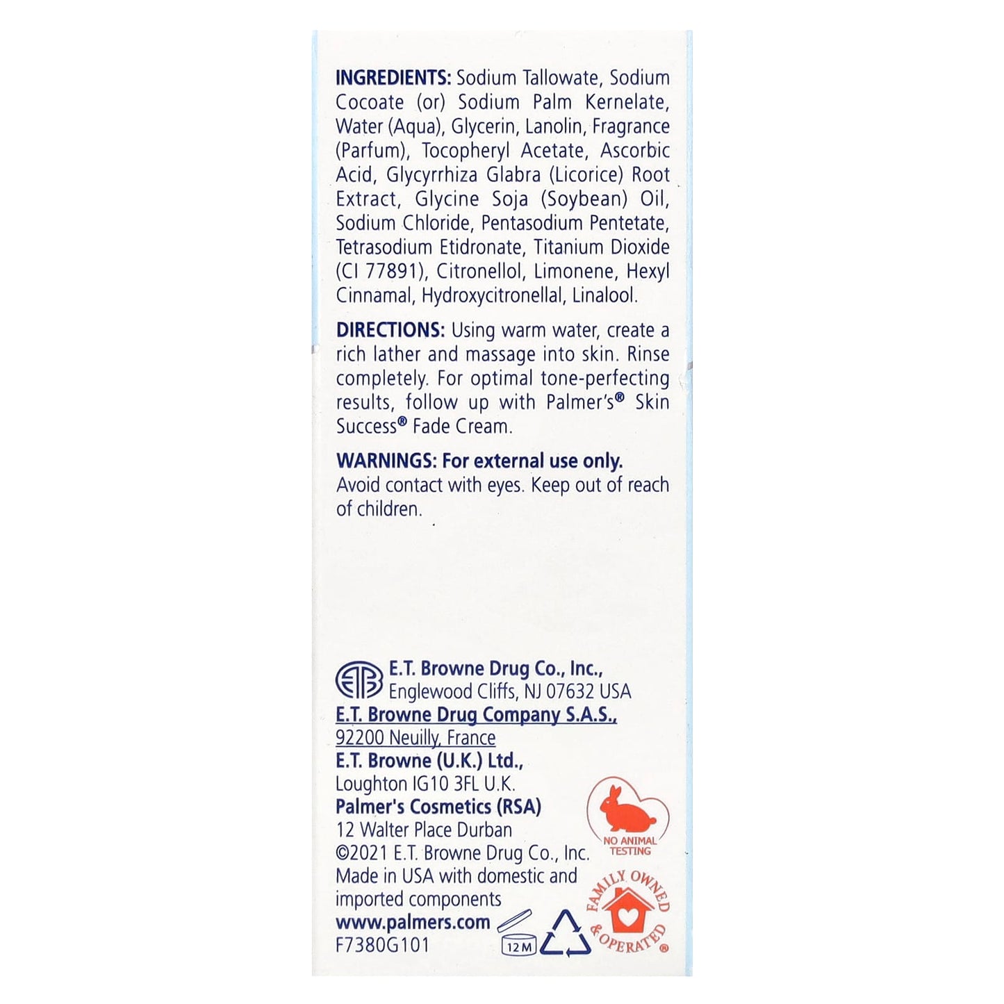 Palmer'S Skin Success® with Vitamin E, Complexion Bar Soap, 3.5 oz (100 g)